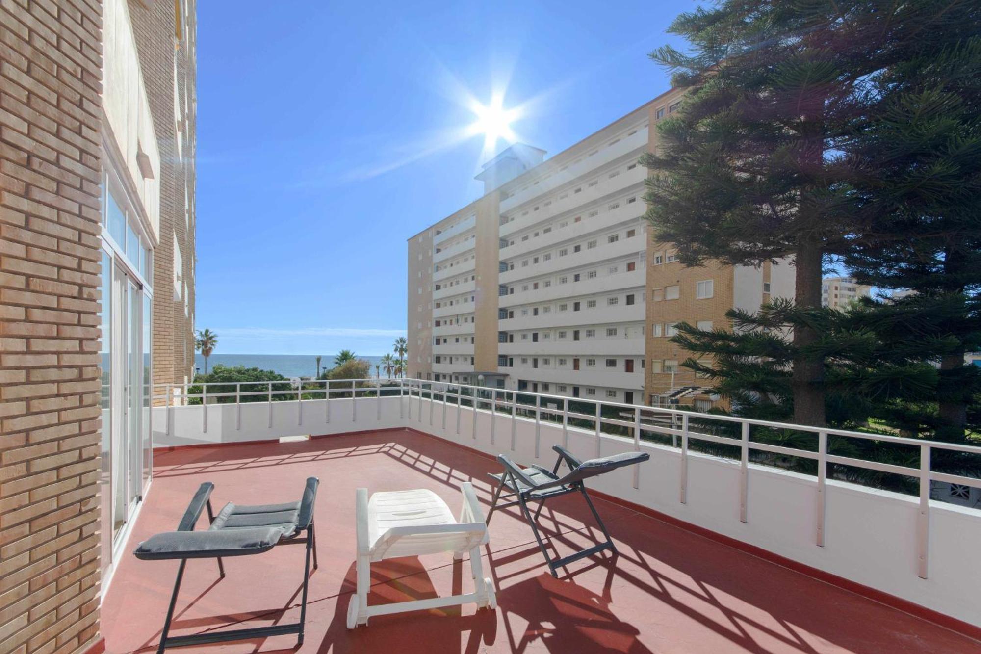 Ferienwohnung Ronda 3 Con Enorme Terraza Soleada Fuengirola Exterior foto